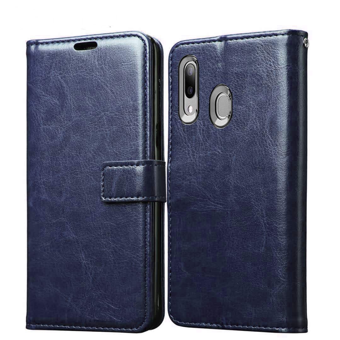 【mi☆】 Frazil Vintage Flip Cover Case for Xiaomi Mi Redmi Note 7 Pro